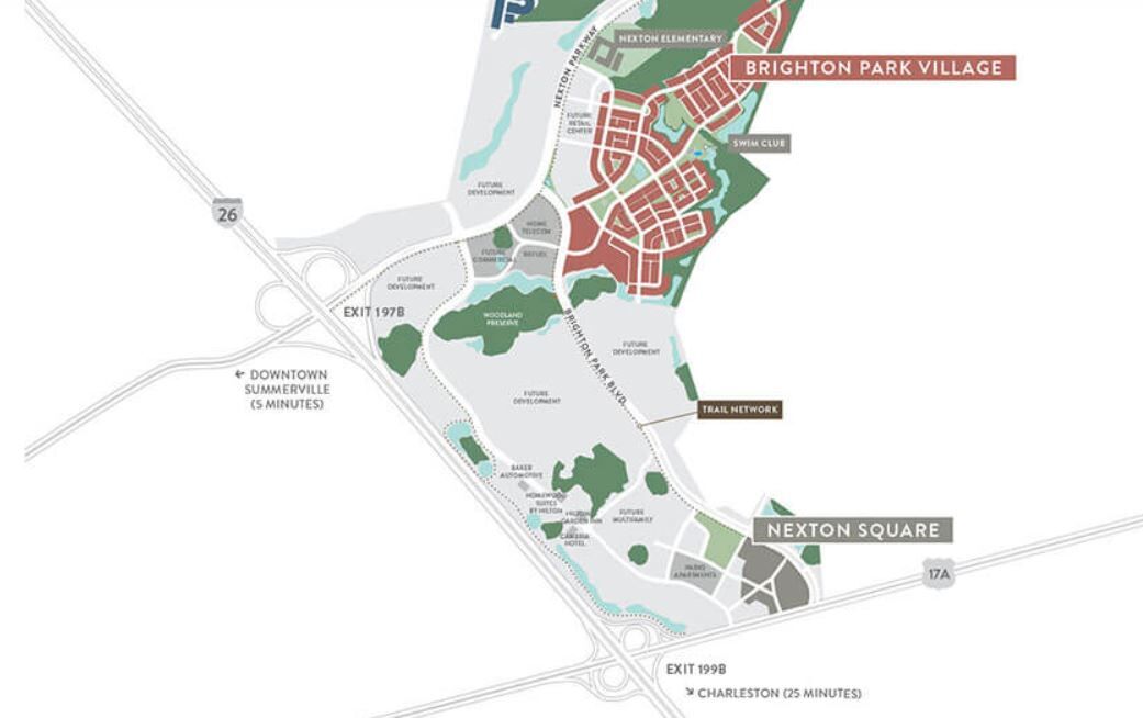 Nexton map